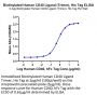 Biotinylated Human CD40 Ligand/TNFSF5 Trimer Protein (Primary Amine Labeling)  (CDL-HM140B)