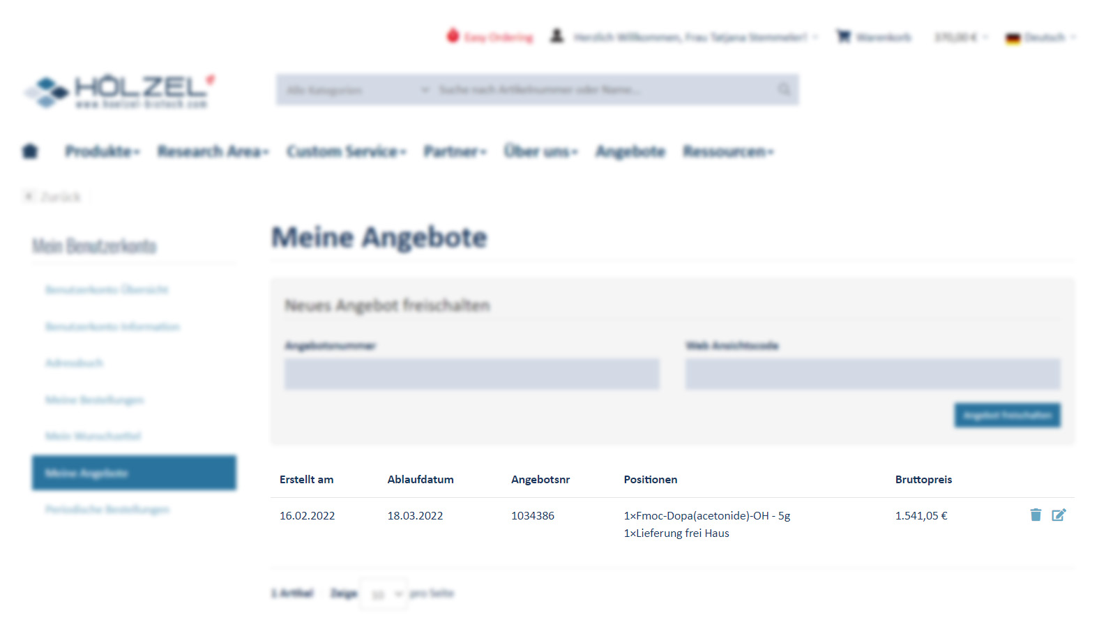 Fig. 3: Angebotsübersicht Fig. 3: Angebotsübersicht