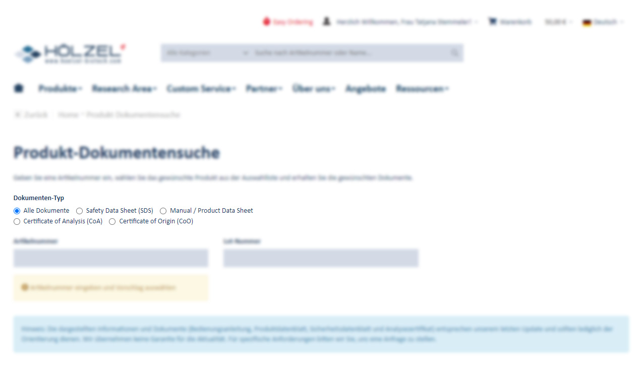 Fig. 2: Wählen Sie die Dokumenten-Typen aus. Fig. 2: Wählen Sie die Dokumenten-Typen aus.