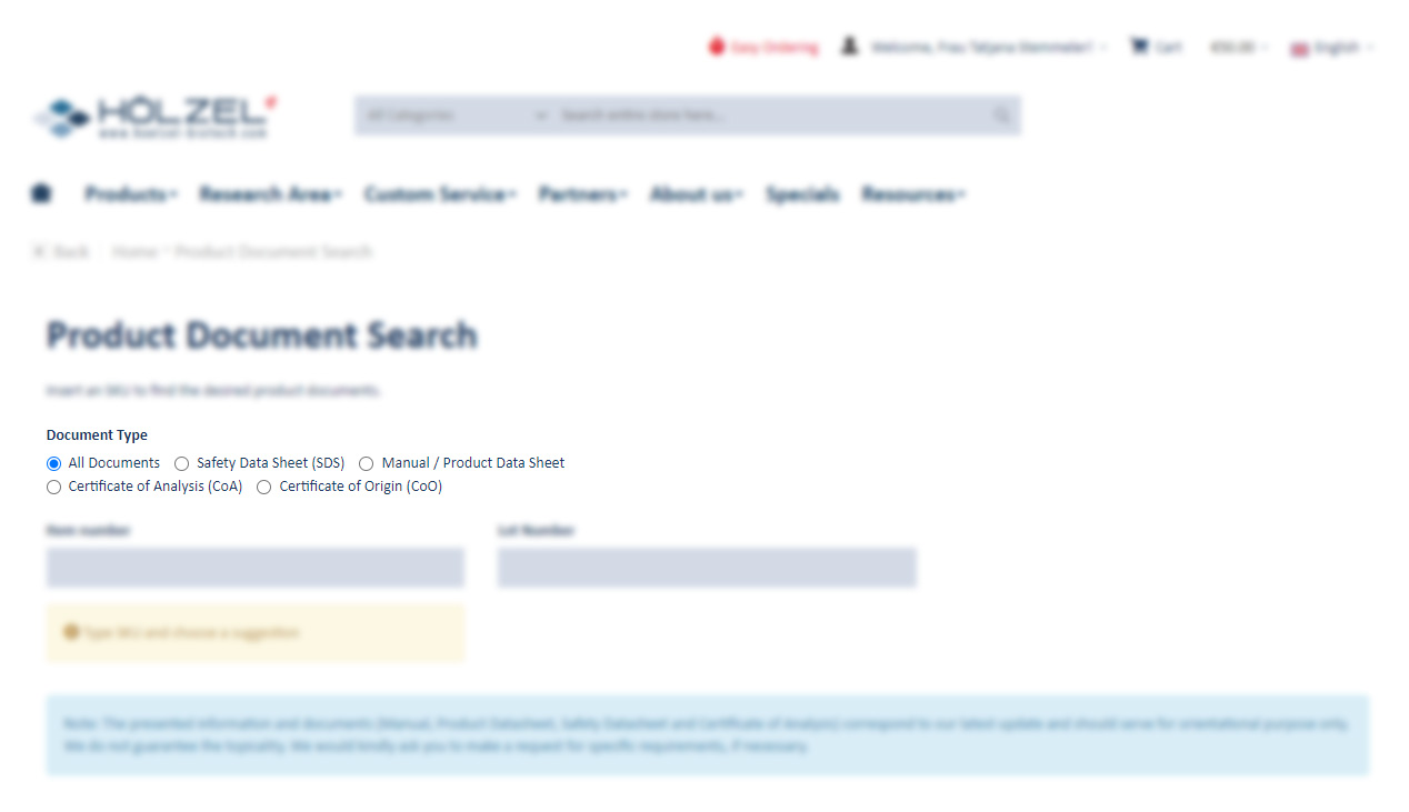 Fig. 2: Select the Types of Document.